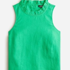 NWT J Crew Fleur Linen Top - Size M